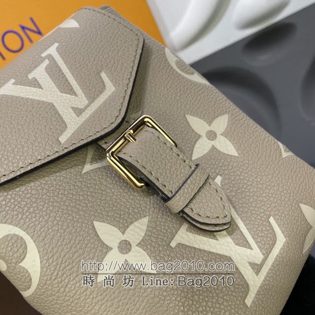 Louis Vuitton新款女包 M80783黑丝印 路易威登2021夏季Tiny双肩包 LV迷你后背包  ydh4188